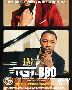 1.2K views · 1K reactions |  Inglewood, the R&B Forever Tour is coming your way on October 4th! TGT, BBD, Tevin Campbell, and Silk all on one stage—this is the show that’s going to set the city on fire! Grab your tickets NOW and be part of the magic! ️ #RnBForeverTour #InglewoodEvents #RnBMusic #TGT #BBD #TevinCampbell #Silk | Global Events Production | Facebook