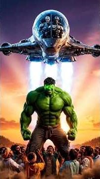 Hulk vs Alien War 💥 Hulk का ग़ुस्सा देख एलियन भागे!l#Hulk #AlienAttack #ActionShorts #trending2026