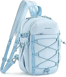 BAGSMART Small Crossbody Sling Bag, Crossbody Daypack, Chest Shoulder Bag Hiking Small Backpack for Casual Travel Sport