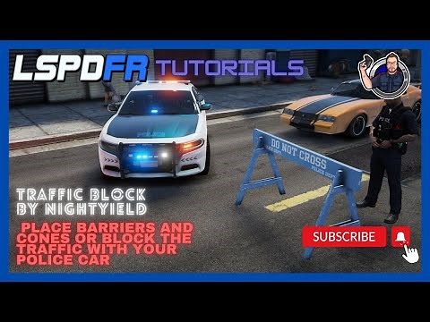 LSPDFR Tutorial Install and Showcase Traffic Block #lspdfr #gta5 #gta #tutorial