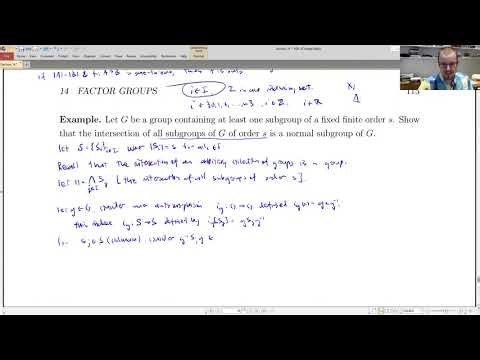 Abstract Algebra: Factor Groups - Theory Example (2)