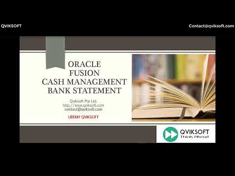 Oracle Fusion Cash Management - Bank Statement