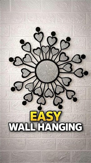 How To Make Beautiful Wall Hanging At Home With Paper | #diy #wallhanging