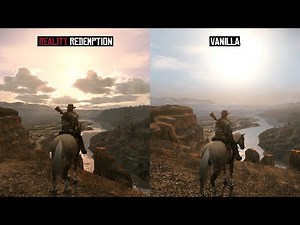Reailty Redemption Mod Side by Side Visuals Comparison - Red Dead Redemption PC