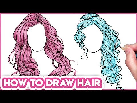 How to Draw Hair for Beginners | Drawing Tutorial Step by Step