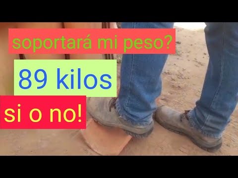 This is how we test the quality of our handmade Arabic roof tiles. Will they support weight? #roo...