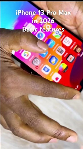 iPhone 13 Pro Max Basic Features in 2026 #smartphone #viral #subscribe #shorts #trending #tech
