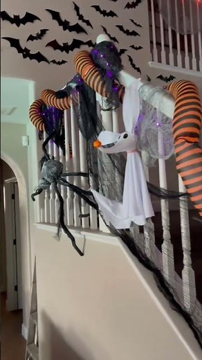 diy Nightmare Before Christmas Decorations Snake Tutorial #shorts #nightmarebeforechristmas