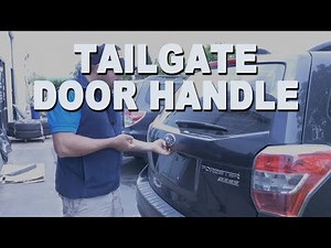 How To Remove Repair and Replace a Tailgate Handle that Won't Open - 2016 Subaru Forester