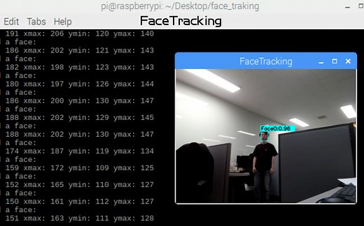 树莓派3B+神经计算棒实时人脸追踪智能机器眼