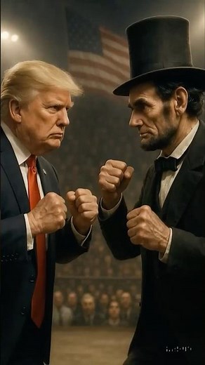 Trump vs Lincoln: Epic Presidential Battle! #AIshorts #HistoryFight