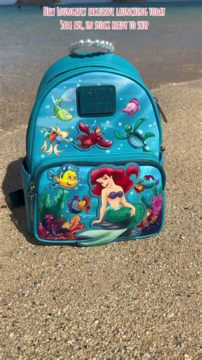 Exclusive Little Mermaid Mini Backpack Launching Today at 5PM PST