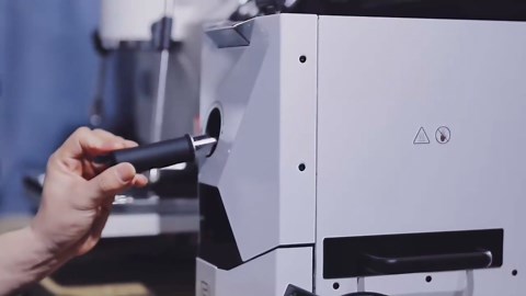 Electric Coffee Bean Roaster Machine, Smokeless Drum Roasting, for Home&Commercial Automatic Baking, Capacity MAX:500G, 16.7in*7.8in*15.7in, white, ACR002A-050