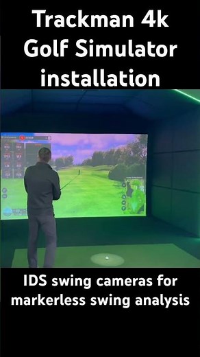 Trackman 4k Golf Simulator Installation - #golftech #golfsimulator #golf #trackmangolf #luxurylife