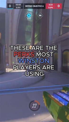 Most used WINSTON perks in OVERWATCH