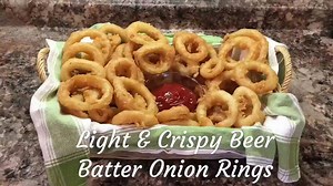 17K views · 27 shares | How to make Beer Batter Onion Rings Recipe. For full written recipe visit: https://cookitvlog.com/light-and-crispy-beer-batter-onion-ring/ | Cook it | Facebook