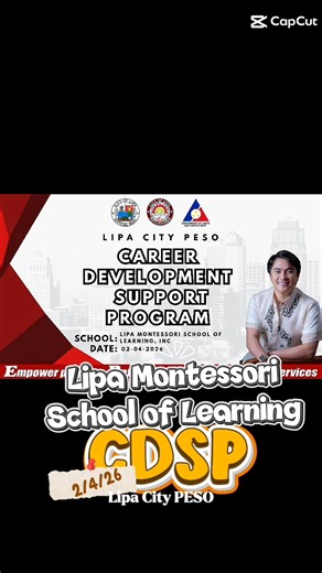‼️📌CDSP - CAREER DEVELOPMENT SUPPORT PROGRAM 📌‼️ Layunin ng programang ito na gabayan ang mga mag-aaral upang higit pang mapalawak ang kanilang kaalaman tungkol sa mundo ng trabaho. Ito ay bilang paghahanda sa pagpili ng karerang naaayon sa kanilang interes at kakayahan. Kabilang sa mga tinatalakay ay ang personal na pagsusuri batay sa kani-kaniyang pagkakaiba at iba’t ibang uri kakayanan at talino, pagpili ng kursong nababatay sa kanilang gusto kasama ang paggawa ng maayos na resume, paghahan