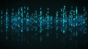 Binary Wave Rain Loop Background Stock Footage Video (100% Royalty-free) 1058455618 | Shutterstock