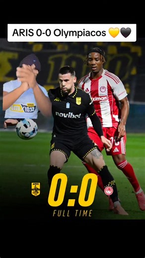 Shamari Keithus Elliott on Instagram: "ARIS 0 - 0 Olympiacos! 💛🖤🔴⚪️🇬🇷⚽️🔥 #arisfc #aekfc #olympiacosfc #paokfc #paofc #superleaguegreece #greekfootball"