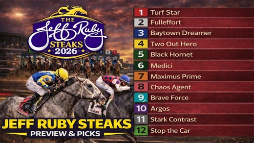 Jeff Ruby Steaks 2026 Picks and Preview | Kentucky Derby Prep Race - Racing Dudes