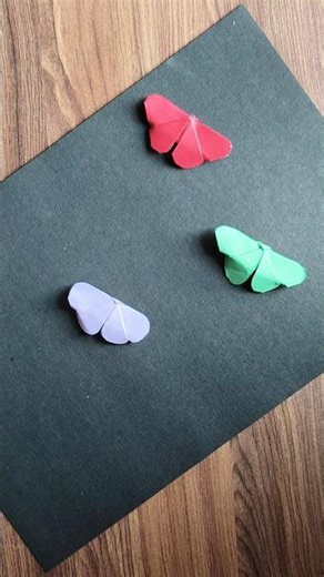 Cute Paper Butterflies in 1 Minute | Easy Craft #craftforkids #papercraft