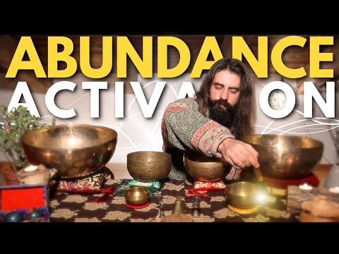 Abundance Code Activation Sound Bath with Binaural Beats | Expand Your Abundance Capacity