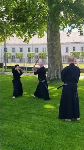 Kakushinkai summer outdoor training Kenjutsu