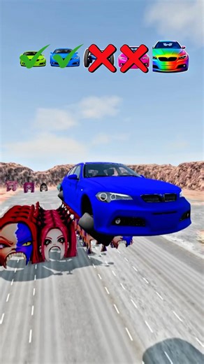 ANGEL vs DEMON! Big & Small Cars Epic Crash Battle | BeamNG Drive #beamng #kpop
