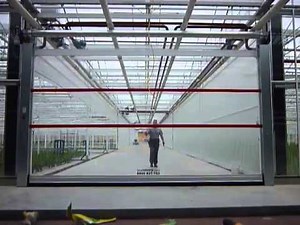 Full Vision Transparent PVC Roll-Up Doors