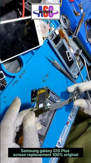 Samsung galaxy S10 plus screen replacement 100% original screen #ascgadgets #samsunggalaxy #s10plus