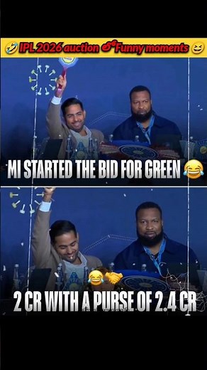 🤣 IPL 2026 auction లో Funny moments 😆