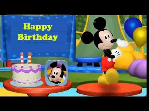 Mickey Mouse Birthday Greetings!