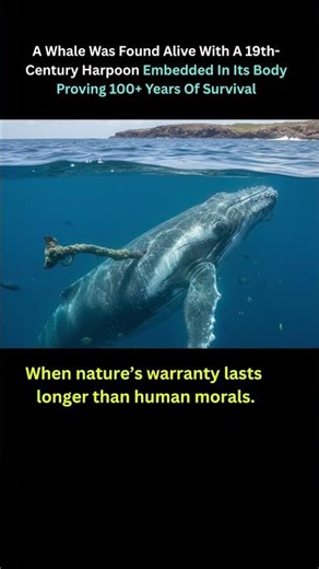 A Whale Was Found Alive With A 19th-Century Harpoon Embedded In Its Body