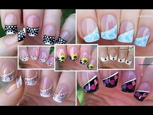 NAIL ART COMPILATION #5 - French Manicure Designs / Life World Women