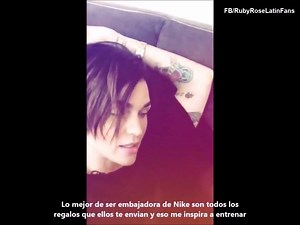#RubyRose está ejercitándose de nuevo. Ya quiero ver los resultados! 😍💦 | Ruby Rose Latin Fans