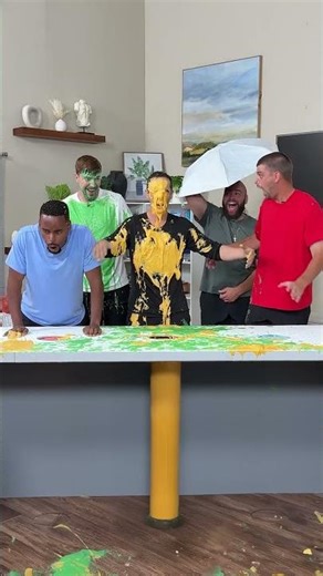 pick the wrong one and get slimed 🔥🥶 || #shorts #youtubeshorts #mrbeast