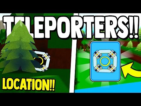*FREE* TELEPORTERS LOCATION | Build a boat for treasure ROBLOX