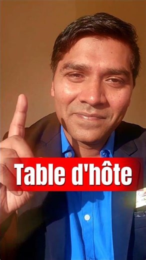 “Table d’Hôte Menu Explained in 30 Seconds 🍽️”
