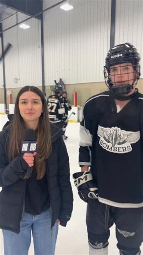 Conor Grace delivers the decisive overtime goal, lifting the U15 Bombers into the 2026 Ice Jam Finals, he joins High Button Sports’ very own Mila for a post game interview following the clutch victory. 🎤 | High Button Sports