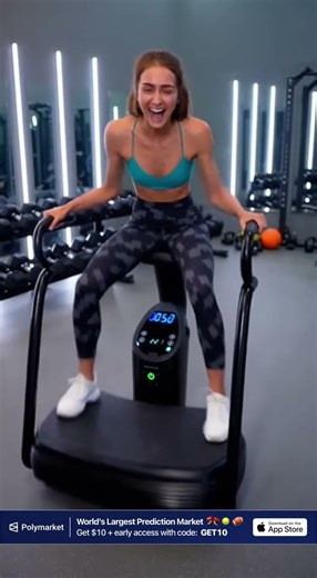 Vibration Machine Goes CRAZY 😂 | Gym Workout Gone Wrong #FunnyGym #FitnessFail #ViralShorts