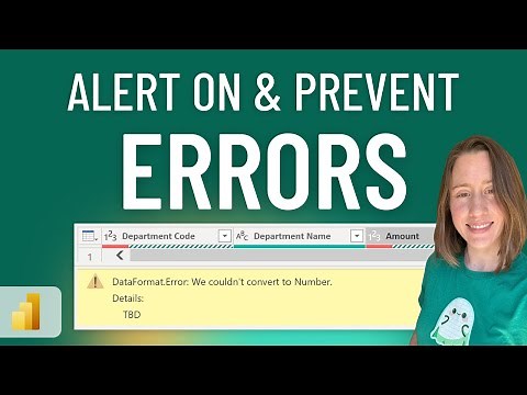 Tricks to handle & alert on errors in Power BI (without stopping refresh!)