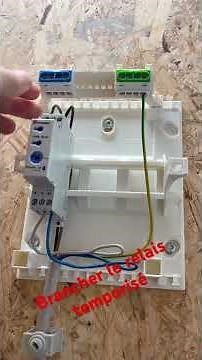 طريقة تركيب Relais temporisé