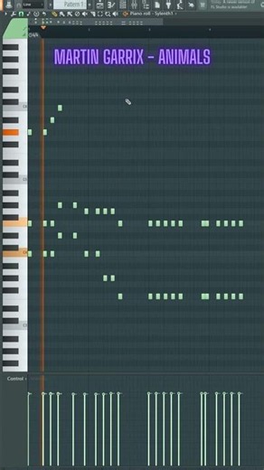 Martin Garrix Animals melody fl studio midi piano roll tutorial