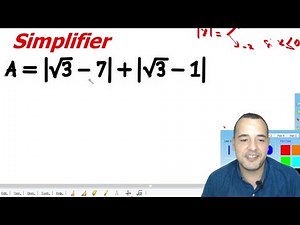 Comment simplifier une expression avec valeur absolue ,tronc commun science