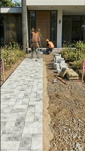 From Broken Path to Prism Luxury Walkway ✨ | Satisfying Transformation