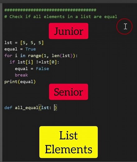Lists elements in Python
