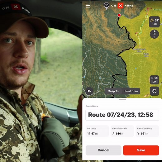 1.9K views · 43 reactions | Make the most of your time this hunting season by getting to your spots with the quickest and best routes available! Use our new route builder feature! Available in the Hunt app and on web map! | onX Hunt | Facebook