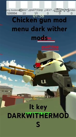 chicken gun mod menu XD#chickengunmodmenu