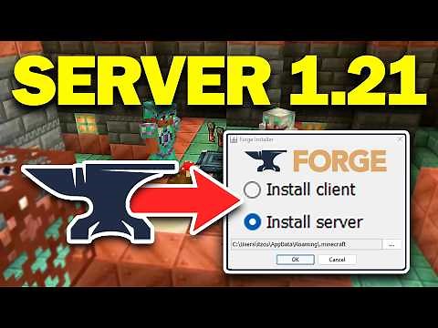 How To Make A Forge Server in Minecraft 1.21 - Modded Server