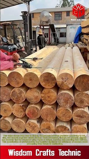 From tree to timber: precision machining for perfect tying timbers for transport